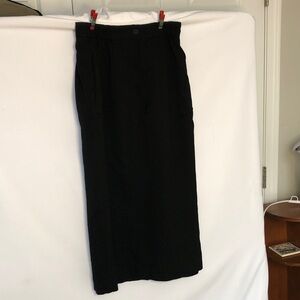 Chic Black Midi Skirt